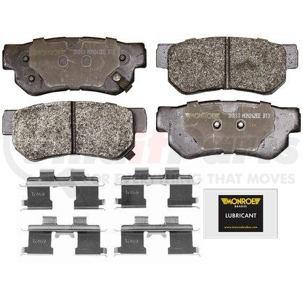 DX813 by MONROE - Total Solution Semi-Metallic Brake Pads
