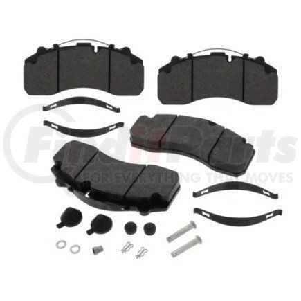 MMD1203AF by MERITOR - Disc Brake Pad Set - Transit, Twin Piston, 4.198" Height, 1.138" Thickness, 9.746" Width