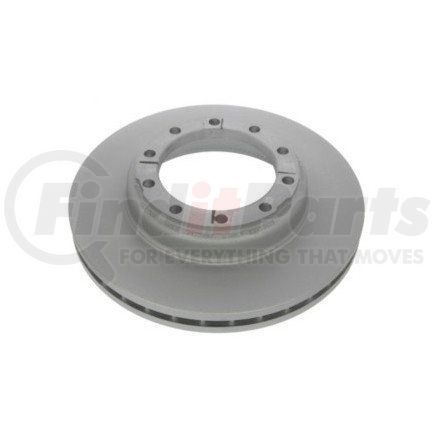 RC4414557 by MERITOR - Disc Brake Rotor - 15.38 in. Outside Diameter, Hat Shaped Rotor