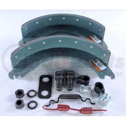 XKMG11308Q by MERITOR - Drum Brake Shoe Kit - Remanufactured Drum Brake Shoe Kit - Lined, With Hardware