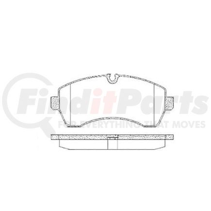 Meritor MMD1268 Disc Brake Pad Set Disc Brake Pad Set
