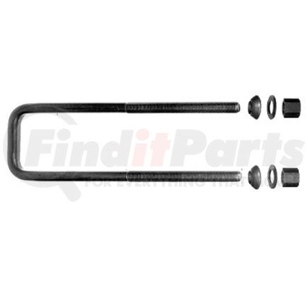 R30U826412 by MERITOR - Threaded U-Bolt - Universal U-Bolt Assembly