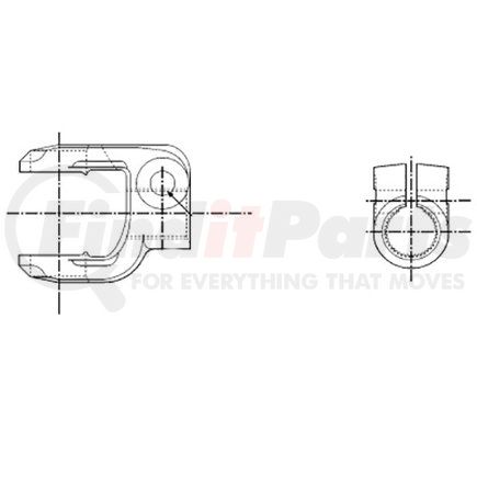 L6NYS1612 by MERITOR - Differential End Yoke