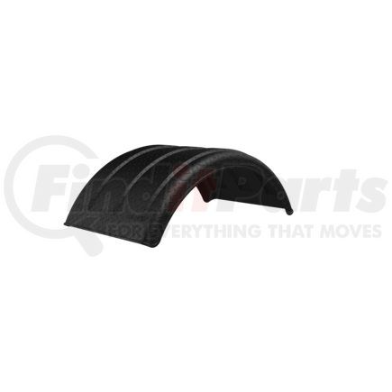 pm151dpb by MINIMIZER - 151 Dual Single Axle Fender Diamond Plate Black