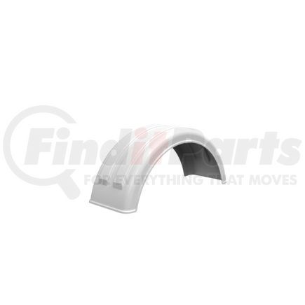 pm1612w by MINIMIZER - Single Fender for 16.5 Tire White