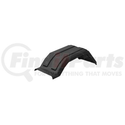 pm218b by MINIMIZER - 18" Wide Lift Axle Fender Black
