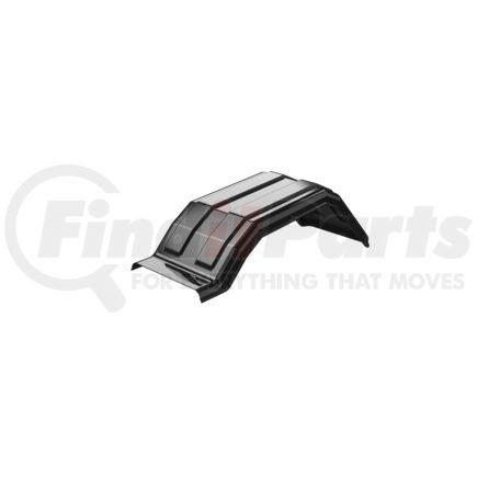 pm218cf by MINIMIZER - 18" Wide Lift Axle Fender Carbon Fiber
