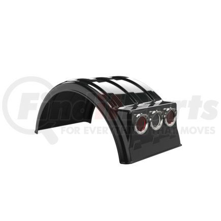 Minimizer pm2261lcf Fender Dual Fender for 22.5 Tire Carbon Fiber (Light Box)