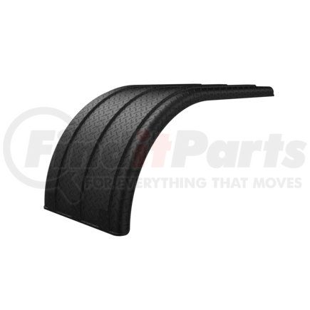 pm901dpb by MINIMIZER - Contour Fender for MIN900, MIN950, TA900, TF1554 Diamond Plate Black