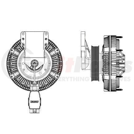 9910380 by HORTON - Engine Cooling Fan Clutch