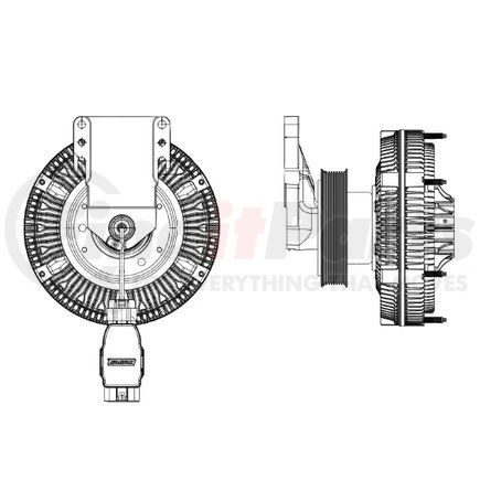 9910411 by HORTON - Engine Cooling Fan Clutch