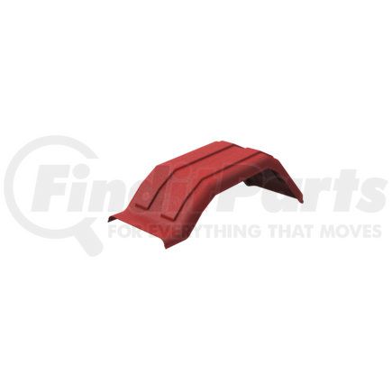 10001837 by MINIMIZER - 18" Wide Lift Axle Fender Red