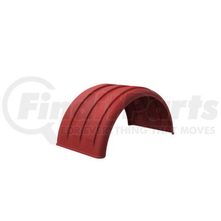 10001754 by MINIMIZER - Dual Fender for 16.5 Tire Red