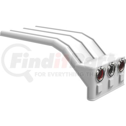 10001735 by MINIMIZER - Fender for MIN1500/1554, MIN1550, TA1554, TF1554 White (Light Box)