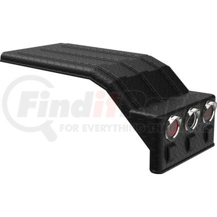 10001731 by MINIMIZER - Fender for MIN1500/1554, MIN1550, TA1554, TF1554 Diamond Plate Black (Light Box)