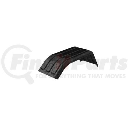 10001595 by MINIMIZER - Front Trasher Series Fender Diamond Plate Black (Each)