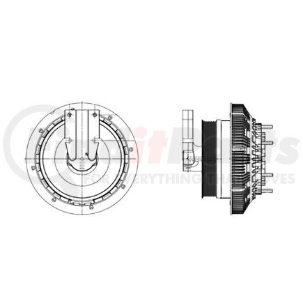 79A8287-2 by HORTON - Engine Cooling Fan Clutch