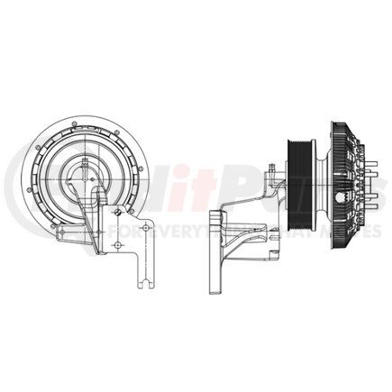 79A9682-2 by HORTON - Engine Cooling Fan Clutch