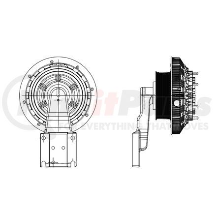 79A8150 by HORTON - Engine Cooling Fan Clutch