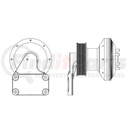 99A7220 by HORTON - Engine Cooling Fan Clutch