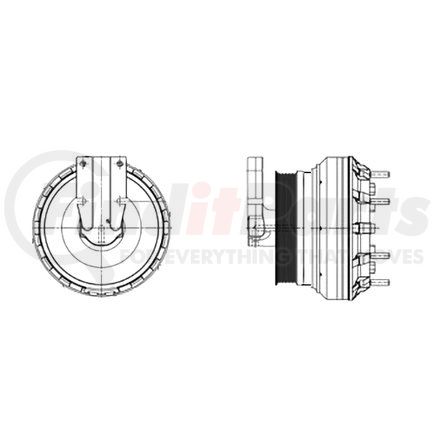 99A7232 by HORTON - Engine Cooling Fan Clutch