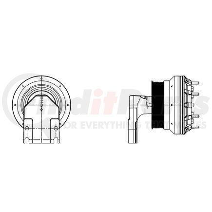 99A7238 by HORTON - Engine Cooling Fan Clutch