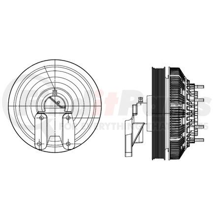 79A9742 by HORTON - DM Advantage Two-Speed Reman Fan Clutch