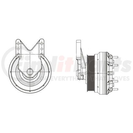 799627 by HORTON - DM Advantage Reman Fan Clutch