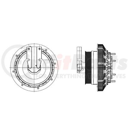 99A82872 by HORTON - Engine Cooling Fan Clutch