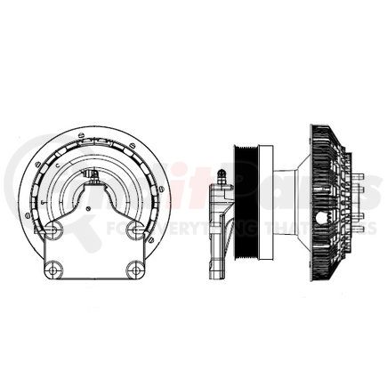 99A8295 by HORTON - Engine Cooling Fan Clutch