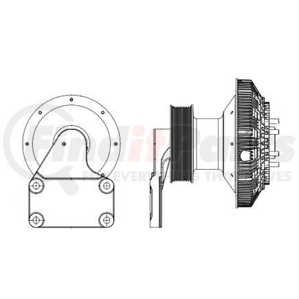 99A8296 by HORTON - Engine Cooling Fan Clutch