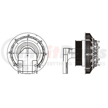 99A8304 by HORTON - Engine Cooling Fan Clutch