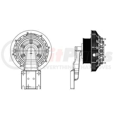 99A8307 by HORTON - Engine Cooling Fan Clutch