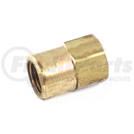 6642 by VELVAC - Inverted Flare Fitting, Female Connector, 1/4" Tube, 1/8" Pipe, 7/16"-24 Straight Thread, Brass