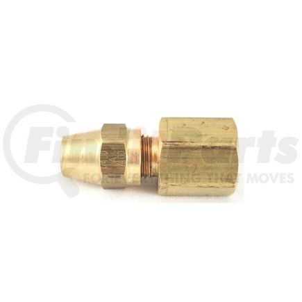 Velvac 11093 Air Brake Fitting Air Brake Compression Fitting, Female Connector, Brass, 3/8" x 1/4"