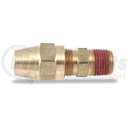 12041 by VELVAC - Air Brake Compression Fitting, Male Connector, Brass, 3/8" x 3/8"