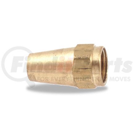 14106 by VELVAC - SAE 45° Flare Fitting, Long Nut, Brass, 3/8", 5/8"-18 Thread