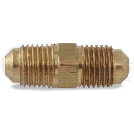 14200 by VELVAC - SAE 45° Flare Fitting, Union, Brass, 5/8", 7/8"-14 Thread