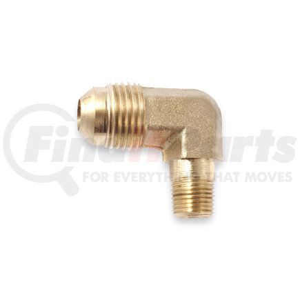 Velvac 14952 Flare Fitting SAE 45° Flare Fitting, Male Elbow, Brass, 5/16" x 1/8", 1/2" -20 Thread