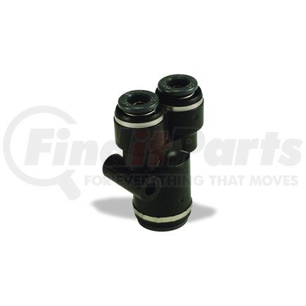 Velvac 16291 Air Brake Fitting Push-Lock Air Brake Fitting, Union Y, 1/4" x 1/4" x 3/8"
