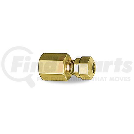 16688 by VELVAC - Nylon Air Brake Tube Fitting, Female Connector, 1/2" x 1/2"