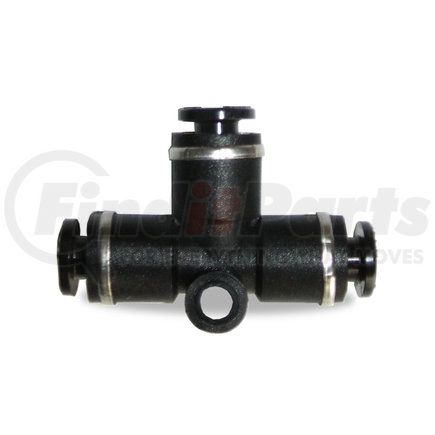 Velvac 16980 Air Brake Fitting Push-Lock Air Brake Fitting, Union Tee, 1/2"