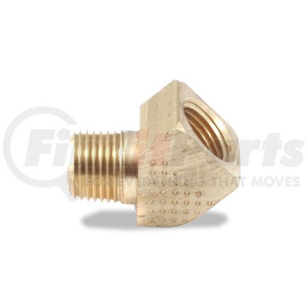 Velvac 17025 Pipe Fitting Pipe Fitting, 45° Street Elbow, Brass, 1/4"