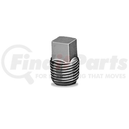 Velvac 17065 Pipe Fitting Pipe Fitting, Square Head Plug, Plated Steel, 3/8"