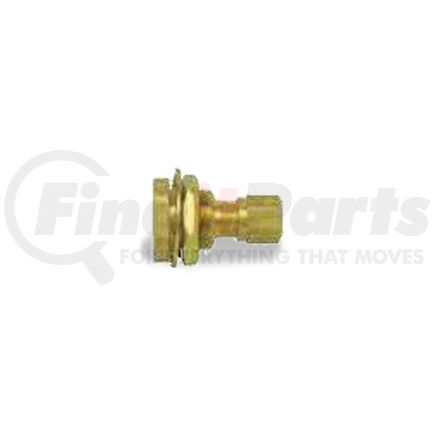 17098 by VELVAC - Clamping Stud, Bulkhead Fitting, Female to Nylon Tubing, 1/2" Tube Size, 3/8" NPTF Thread