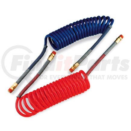 22000 by VELVAC - Coiled Nylon Tubing Assembly Kit - 12 ft., 6" Lead on both Ends, with two extra 3/8" End Fittings