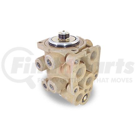 Velvac 34077 Air Brake Foot Valve Foot Valve, Dual Circuit Brake Valve (E-7 Style), (4) 1/4" Supply and (4) 1/4" Delivery