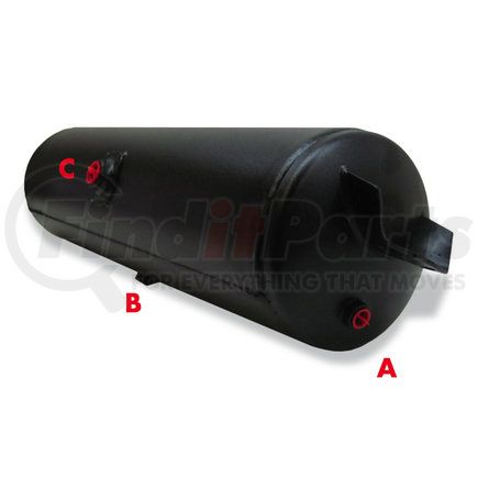 Velvac 35102 Portable Air Tank Air Tank, 8" x 29-1/4", 1425 cubic inch capacity