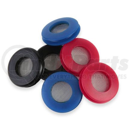 Velvac 35176 Gladhand Gladhand Seal, Red Emergency Gladhand Seal with Built In Screen