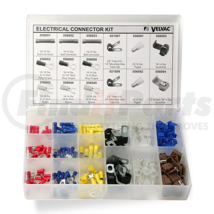 56109 by VELVAC - Electrical Connector Kit, 170 Pieces